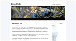Desktop Screenshot of brianwhite.org